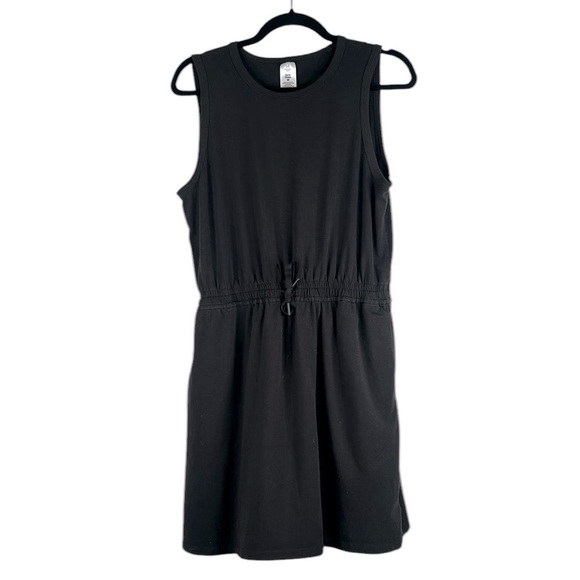 Member's Mark Black Front Tie Short Sleeveless Tank Top Dress Size Medium - Picture 1 of 6